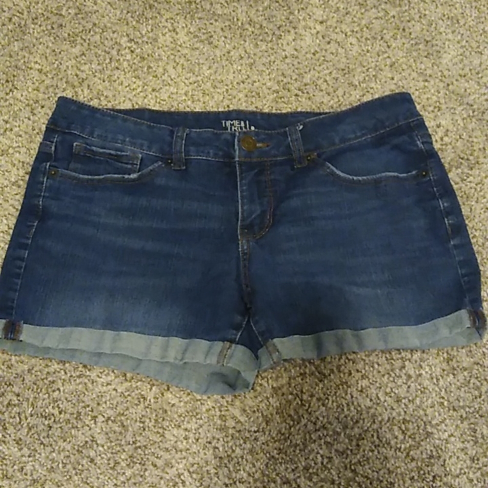 Time and Tru blue shorts size 8